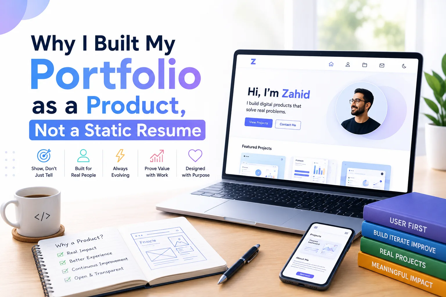 Why I Built My Portfolio as a Product, Not a Static Resume article cover