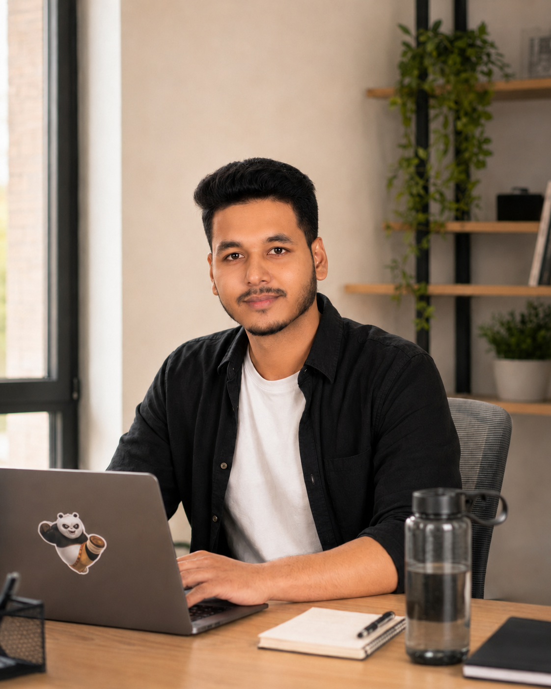 Zahid working
